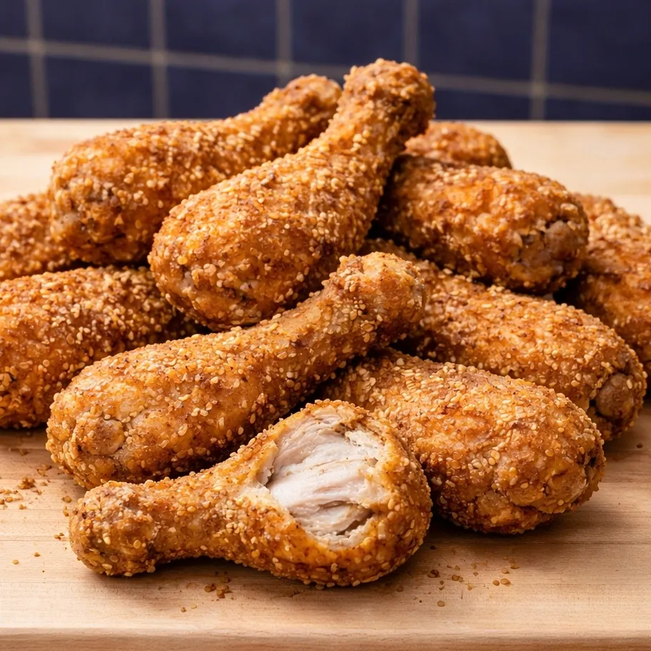 Pilons de poulet frits classiques