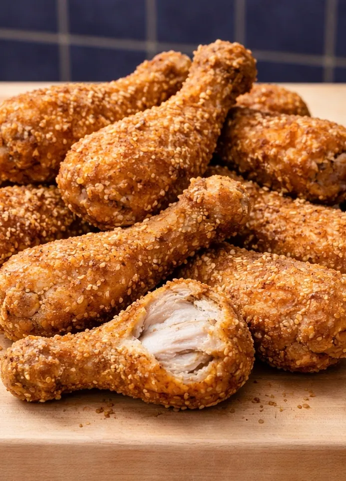 Pilons de poulet frits classiques