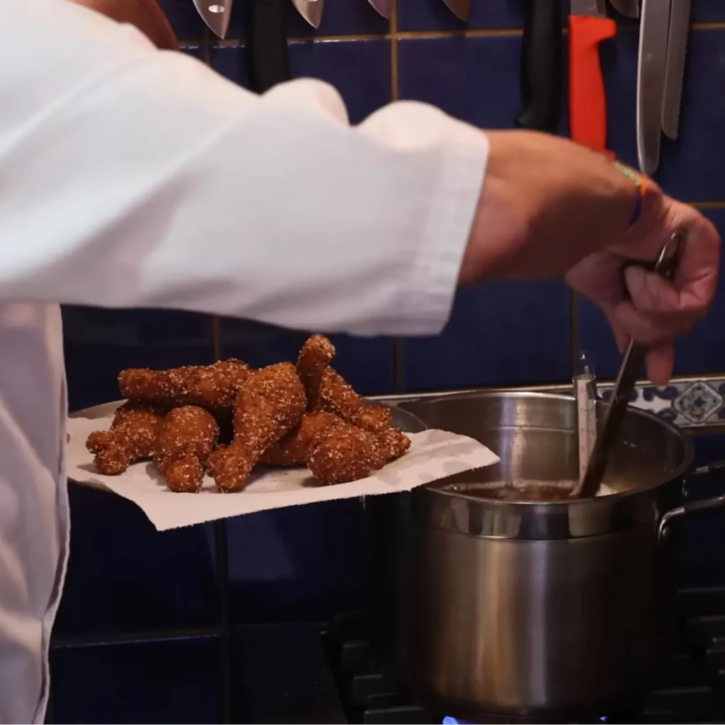 Pilons de poulet frits classiques