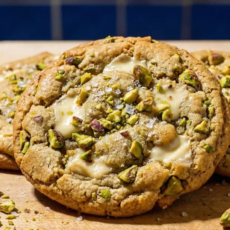 Pistachio White Chocolate Cookies