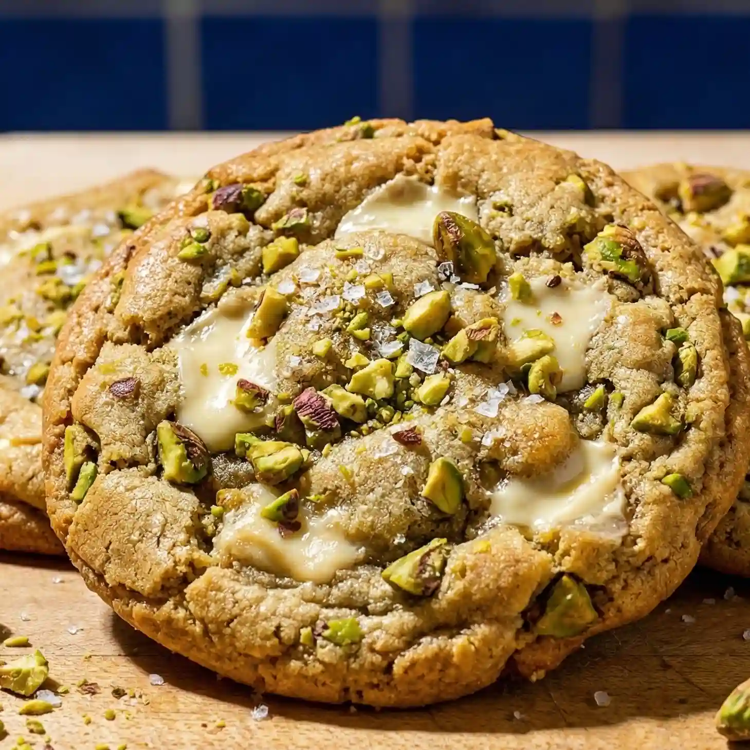 Pistachio White Chocolate Cookies