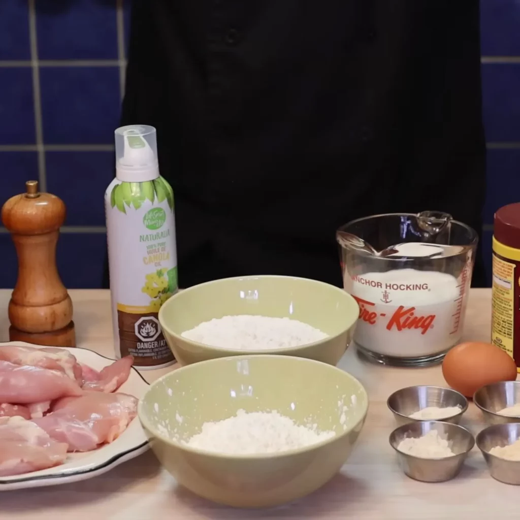 Tenders de poulet &agrave; la friteuse &agrave; air