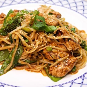 Poulet teriyaki garni