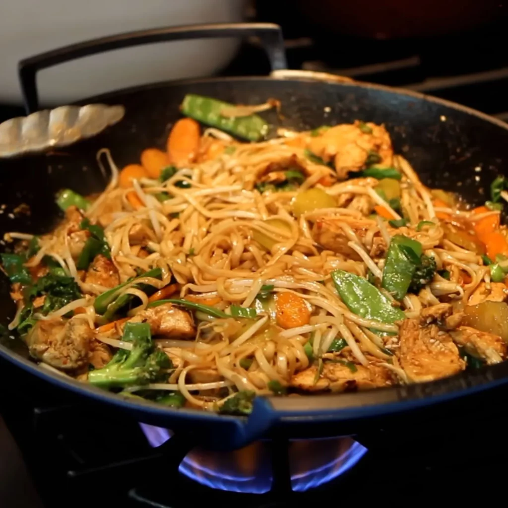 Poulet teriyaki garni