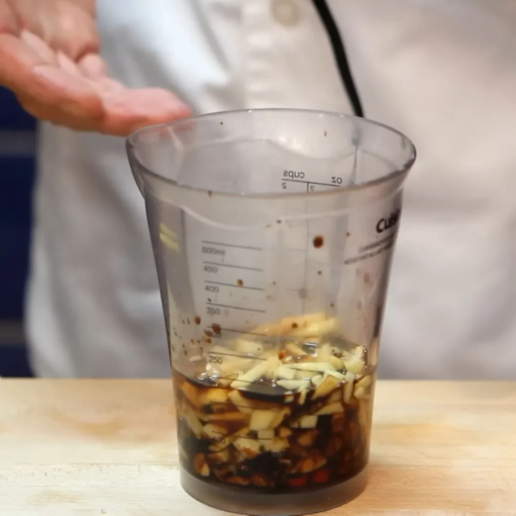 Poulet teriyaki garni