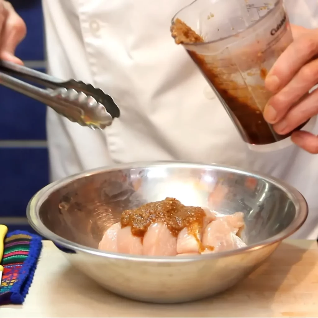 Poulet teriyaki garni