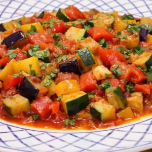 Ratatouille maison aux l&eacute;gumes r&ocirc;tis