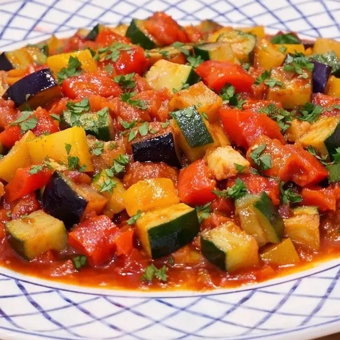 Ratatouille maison aux légumes rôtis