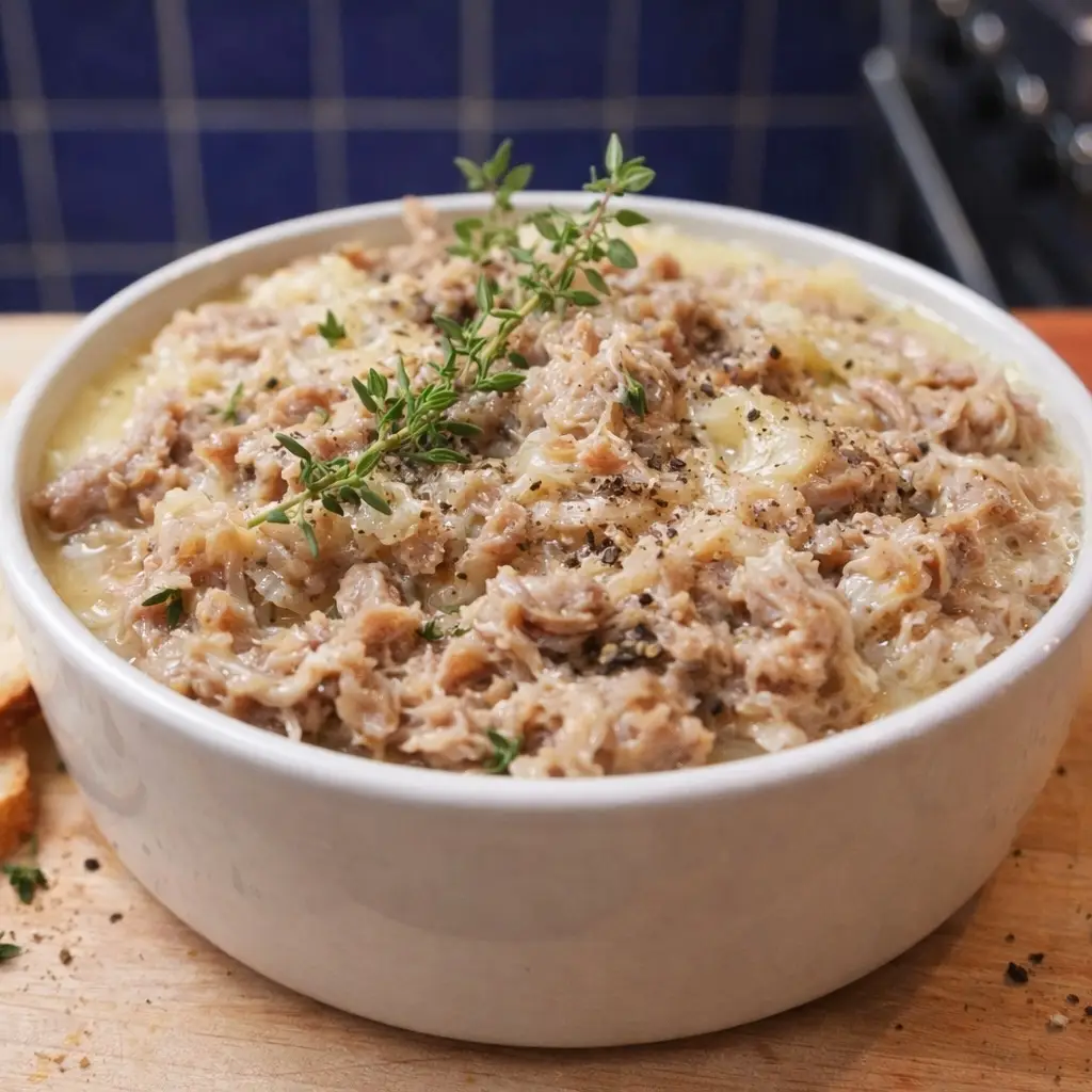 Rillettes traditionnelles de canard et de porc