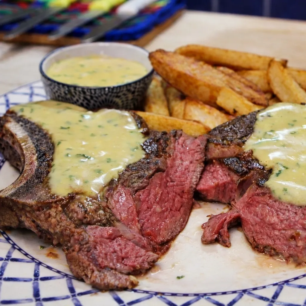 Steak frites sauce b&eacute;arnaise 