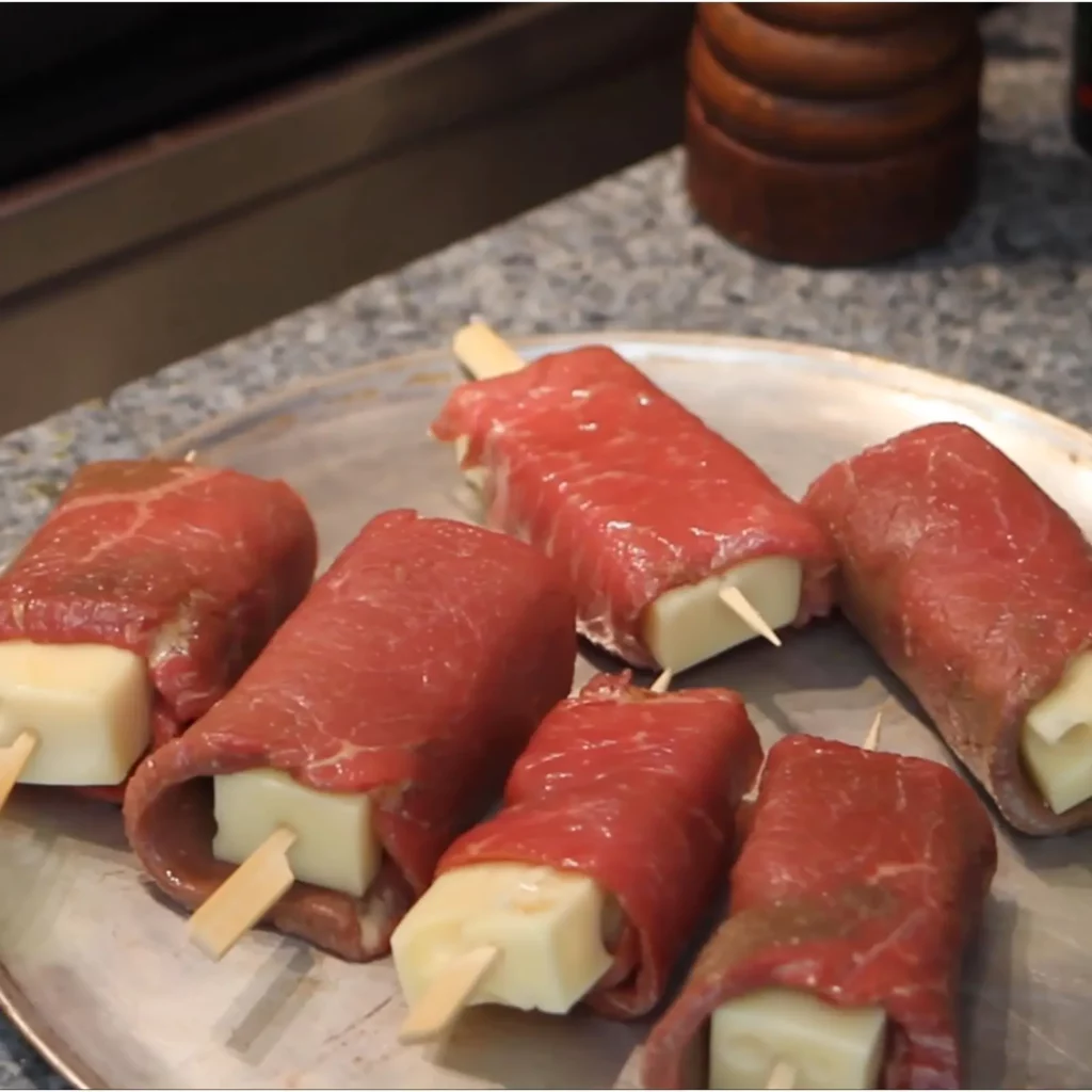Beef and Cheese Yakitori