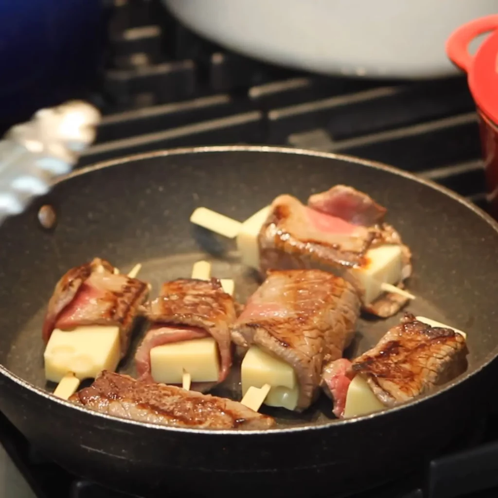 Beef and Cheese Yakitori