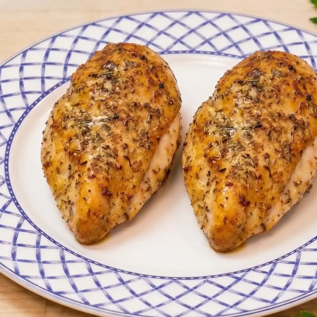Poitrine de poulet &agrave; la friteuse &agrave; air juteuse et facile