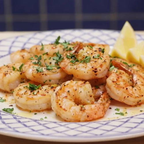 Crevettes &agrave; la friteuse &agrave; air