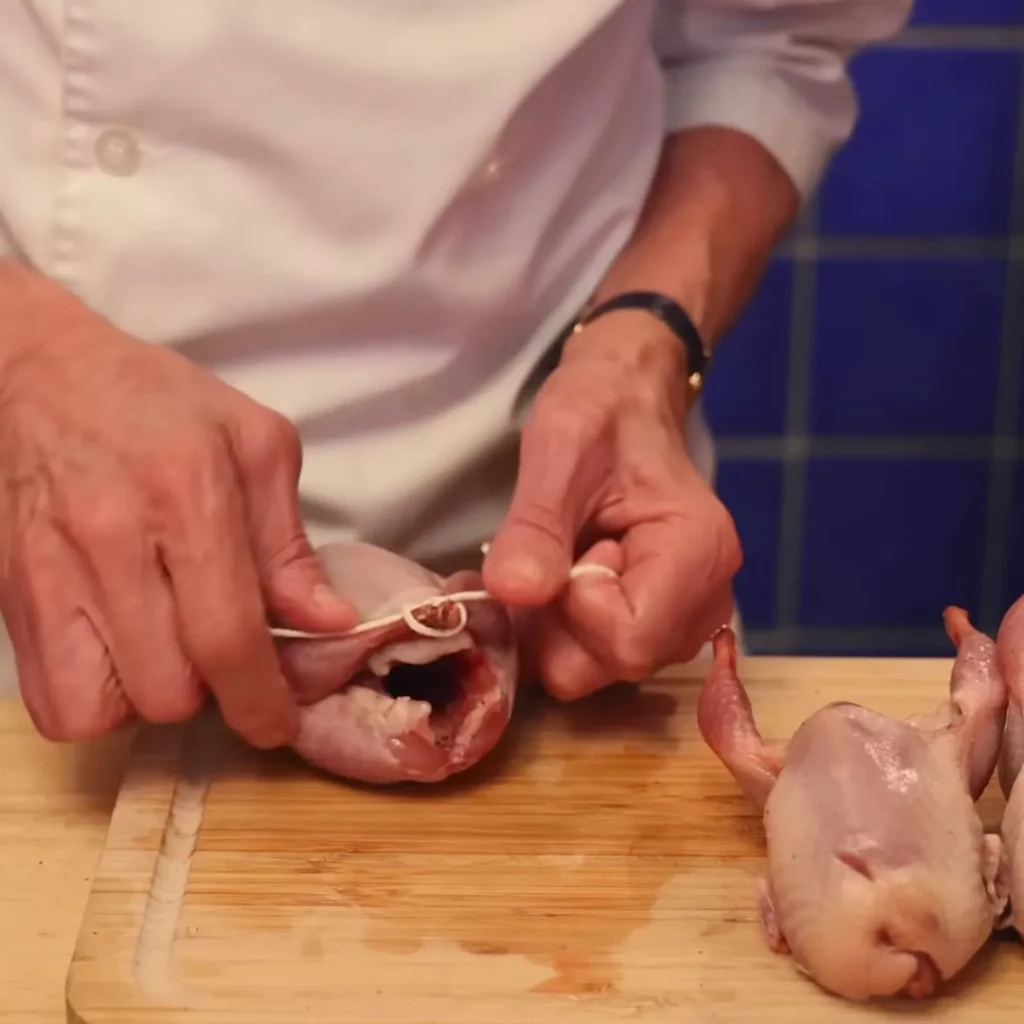 Cailles sauce bleuets