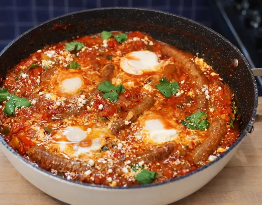 Chakchouka aux merguez 