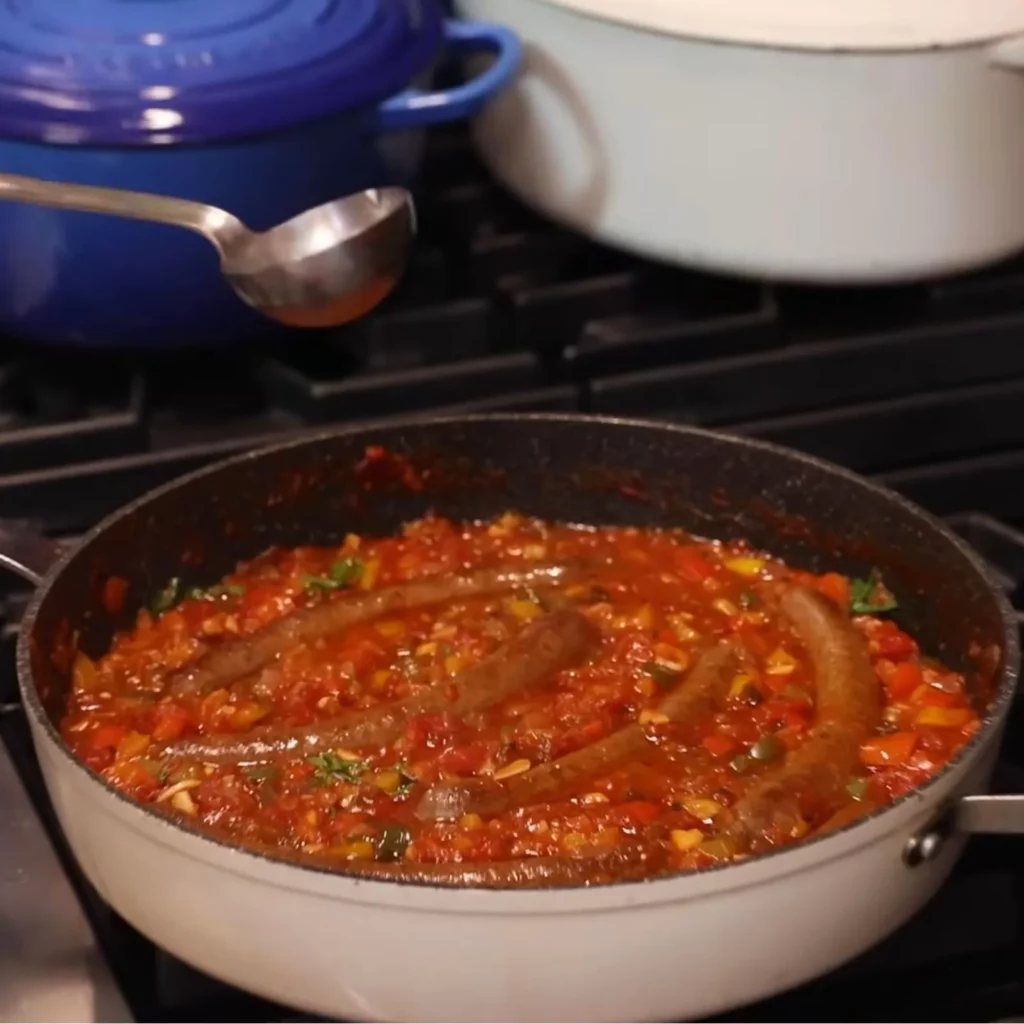 Chakchouka aux merguez 