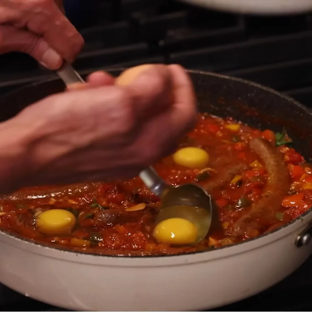 Chakchouka aux merguez 