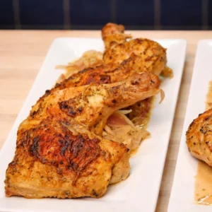 Poulet marin&eacute; &agrave; la moutarde