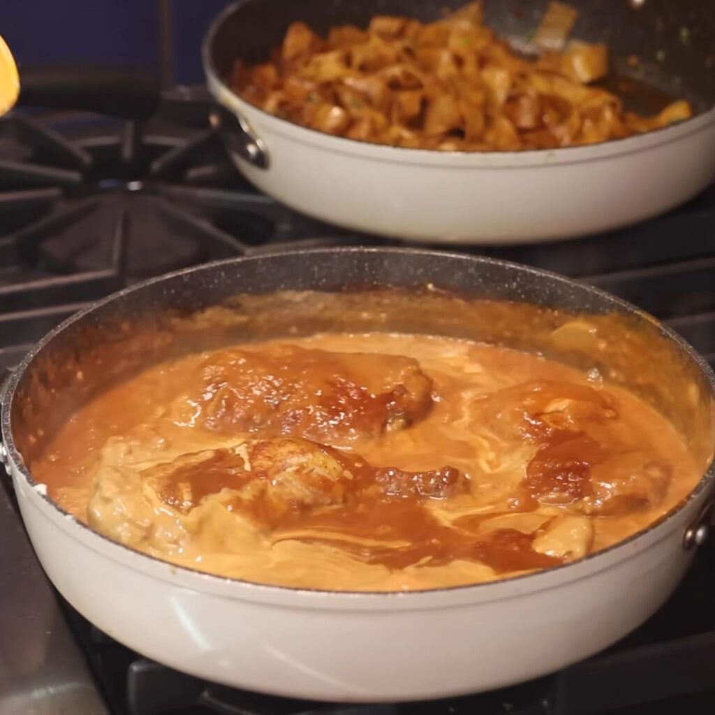 Poulet &agrave; la hongroise facile