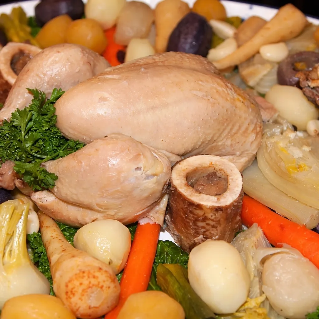 Poule au pot traditionnelle