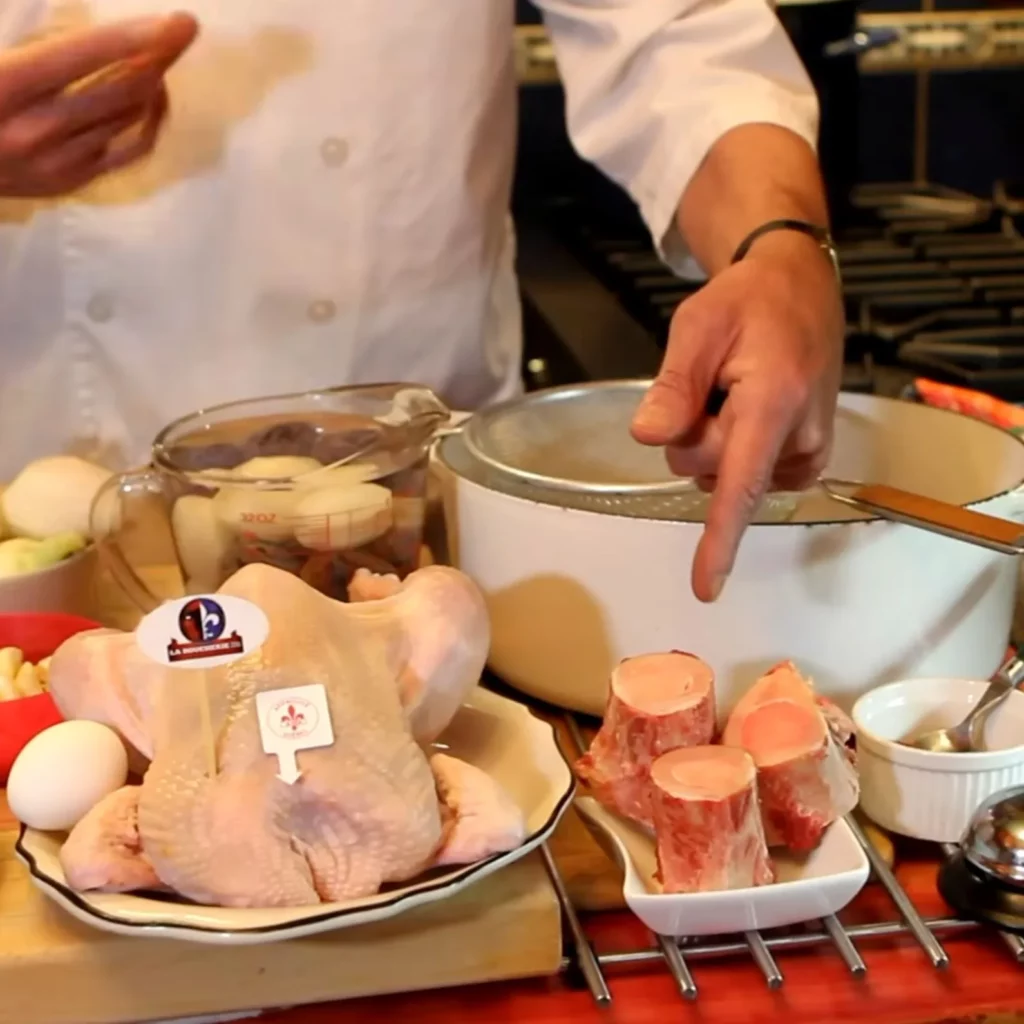 Poule au pot traditionnelle 