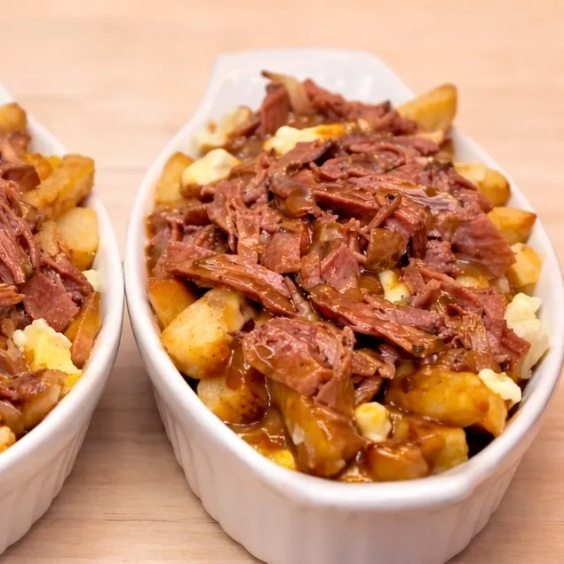 Poutine montréalaise au smoked meat