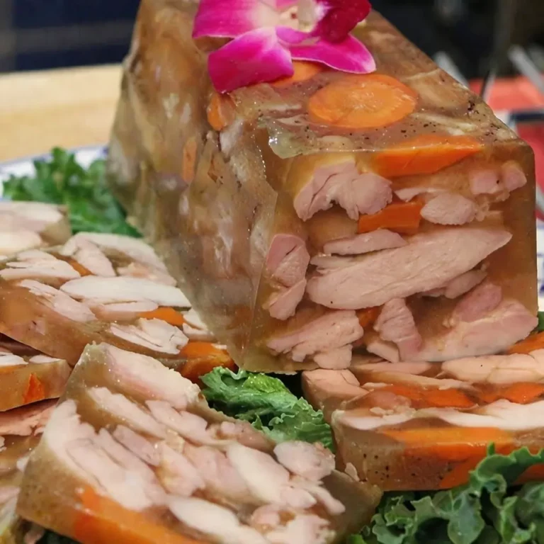 Terrine de poulet en gel&eacute;e