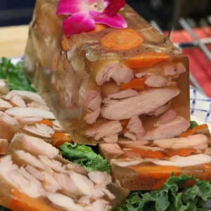 Chicken Terrine in Aspic