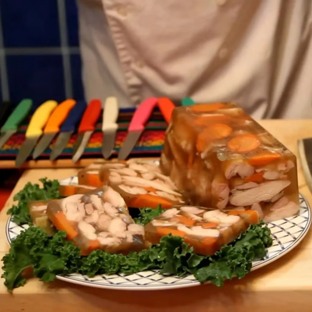 Chicken Terrine in Aspic 