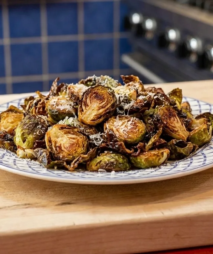 Choux de Bruxelles à la friteuse à air