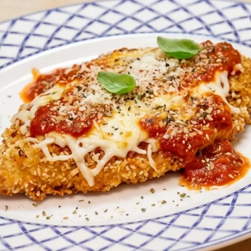 Poulet parmigiana &agrave; la friteuse &agrave; air
