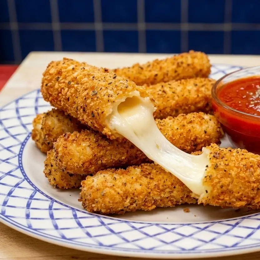 Air Fryer Mozzarella Sticks