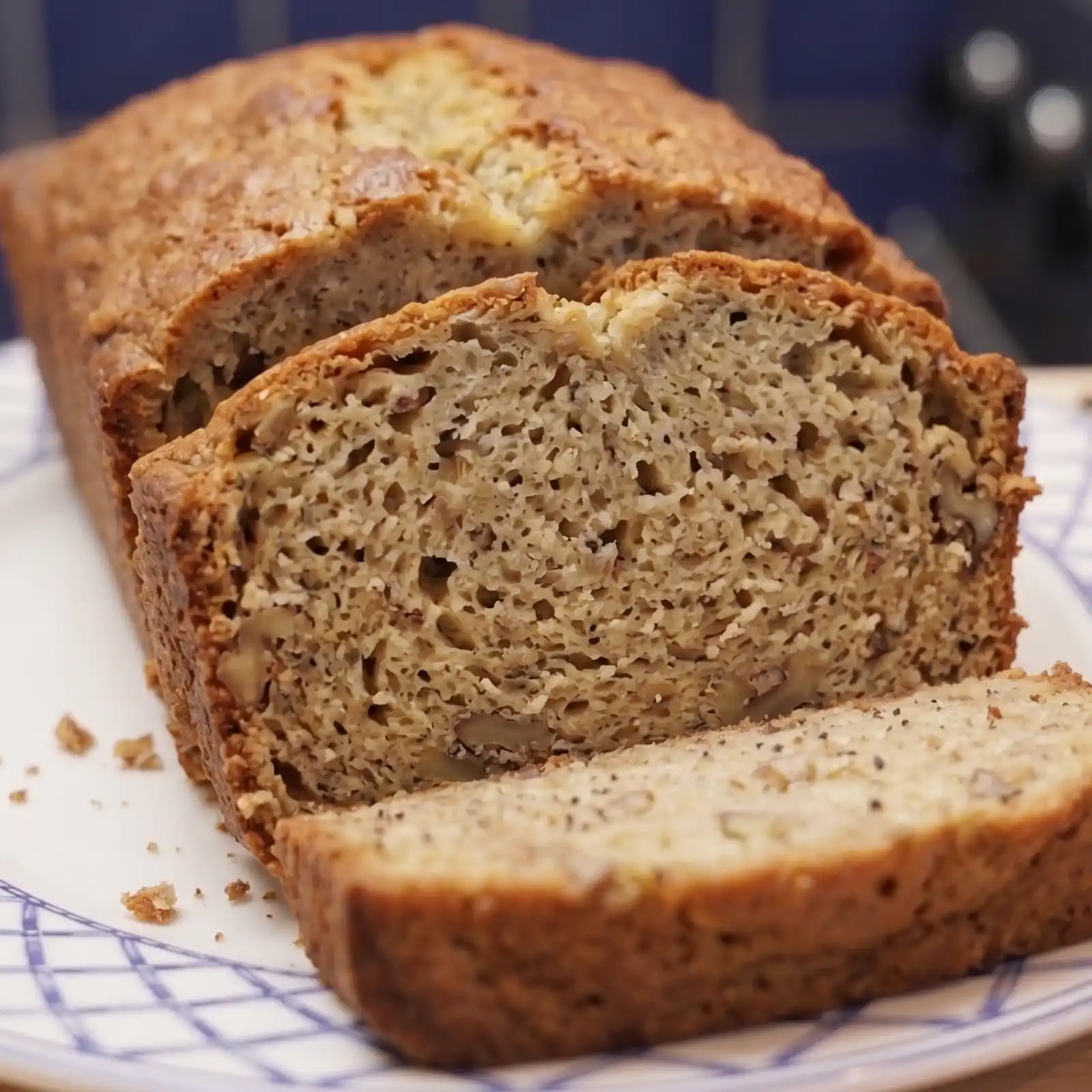 Pain aux bananes au cottage cheese facile et moelleux