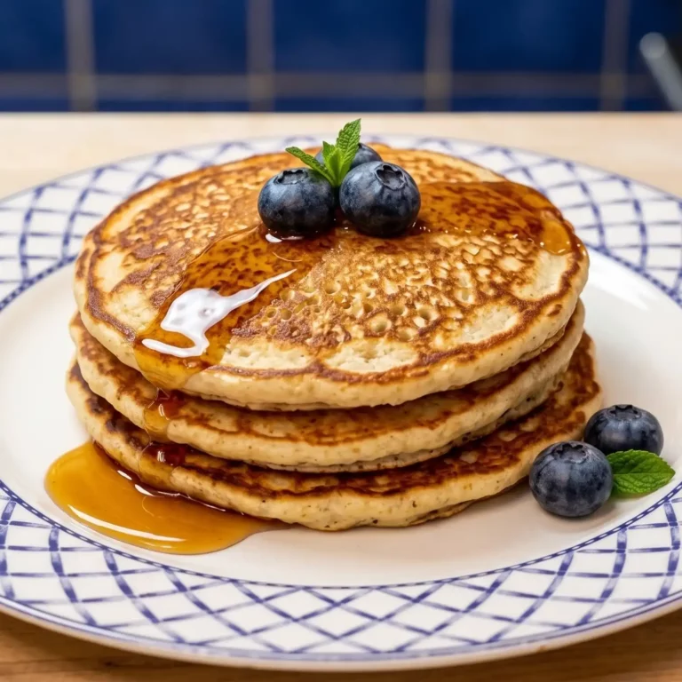 Pancakes prot&eacute;in&eacute;s au cottage cheese et &agrave; la banane