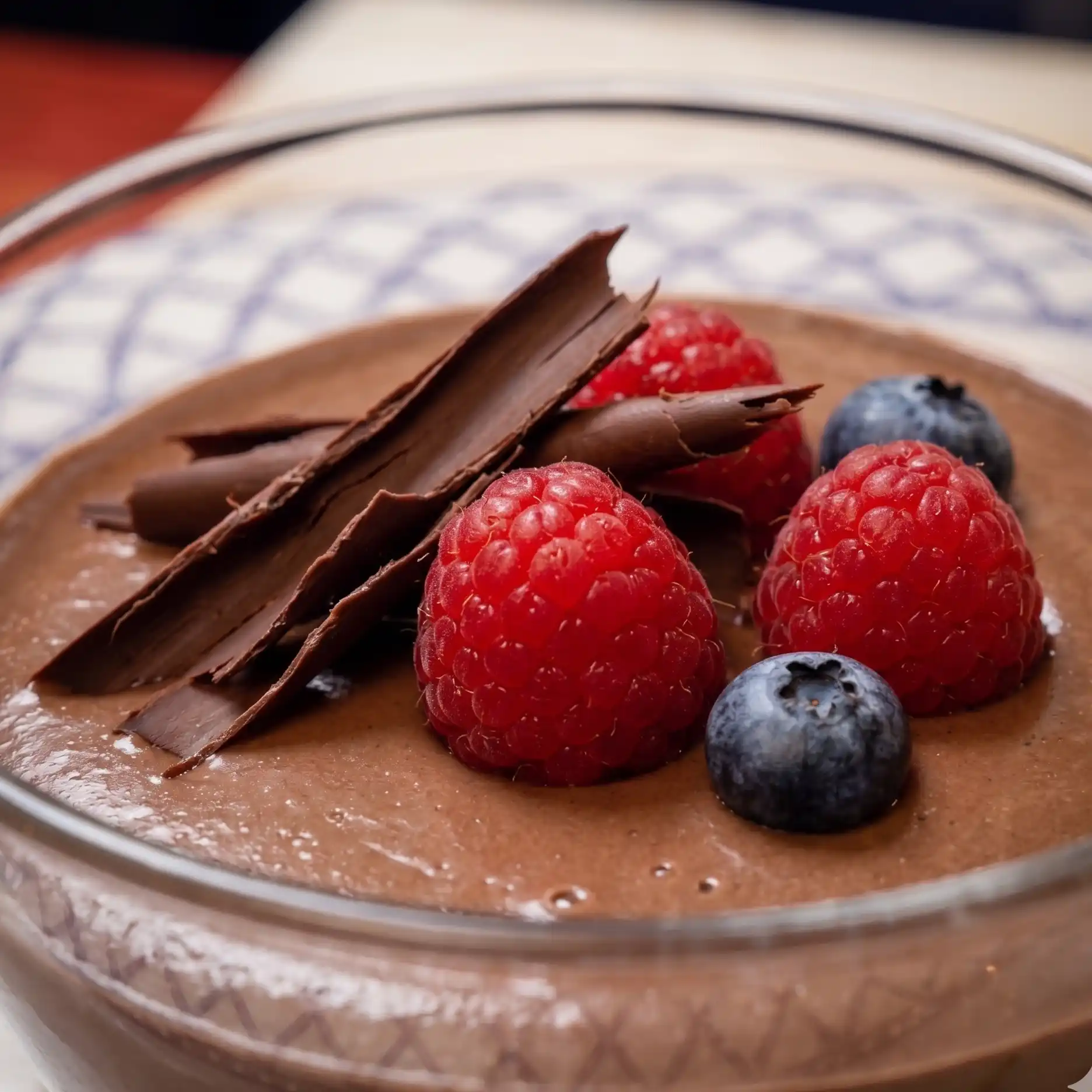 Pouding au chocolat au fromage cottage