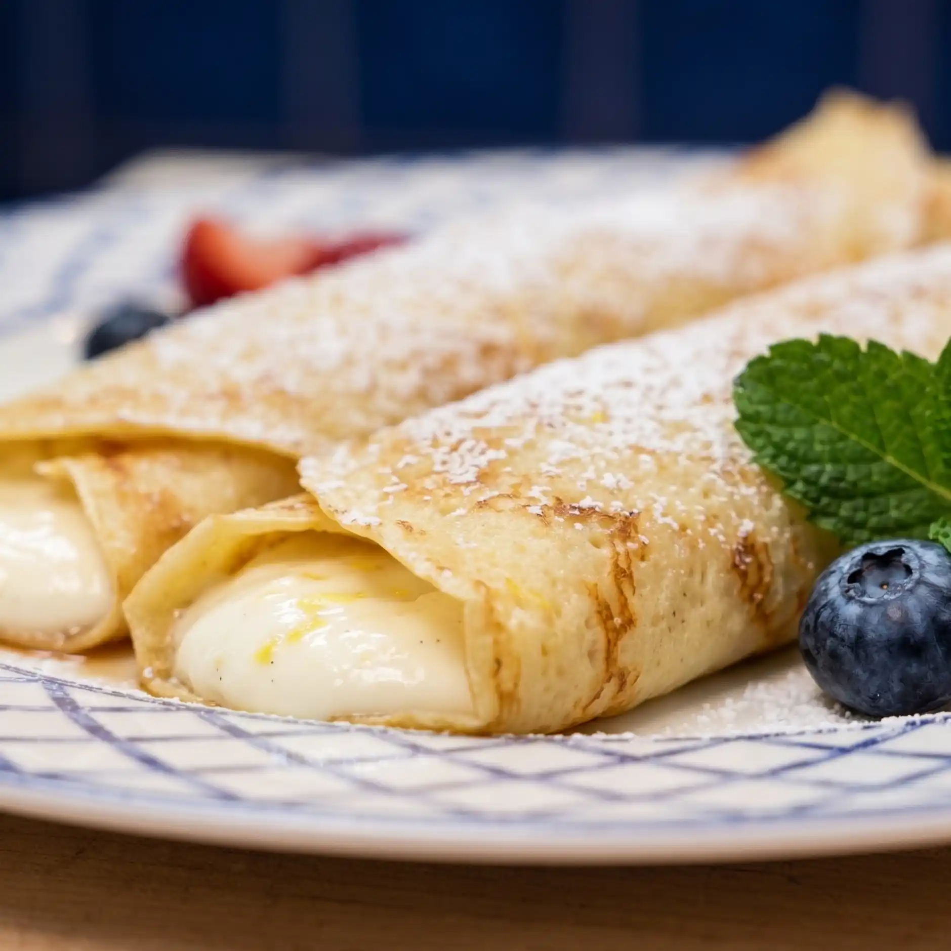 Garniture de crêpes au cottage cheese facile