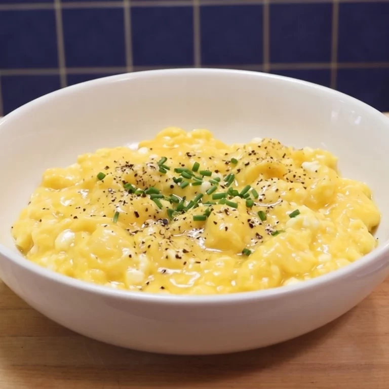 &OElig;ufs brouill&eacute;s au cottage cheese en 10 minutes