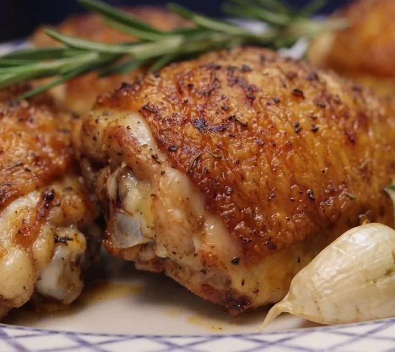 Cuisses de poulet croustillantes au four