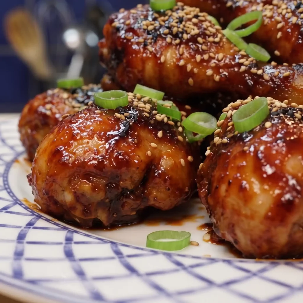 Pilons de poulet à la coréenne