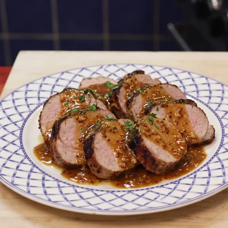Filet de porc &eacute;rable et Dijon facile
