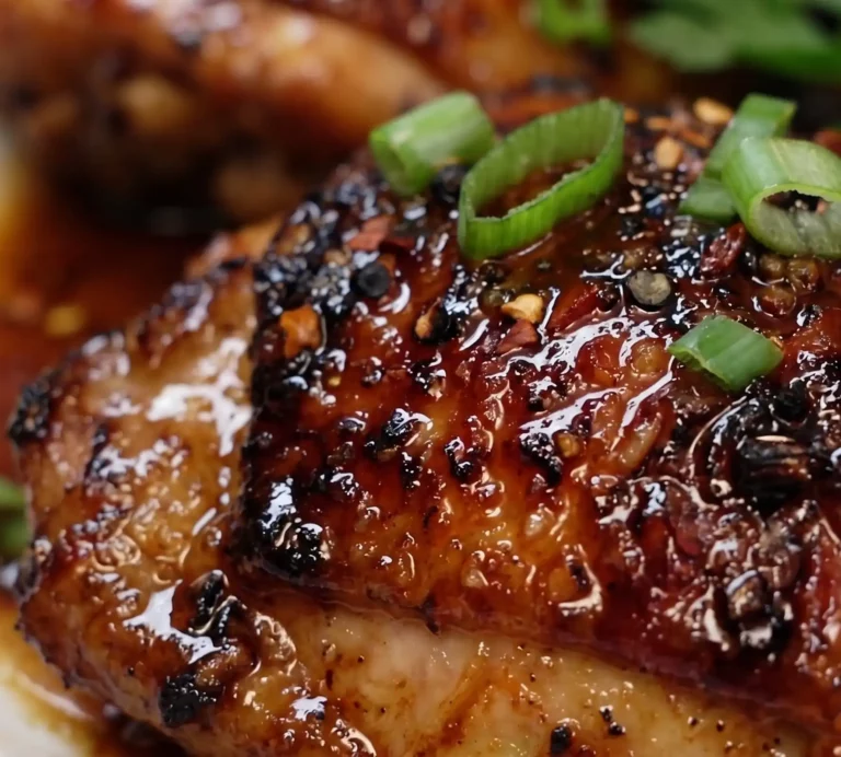 Cuisses de poulet érable et soja faciles au four