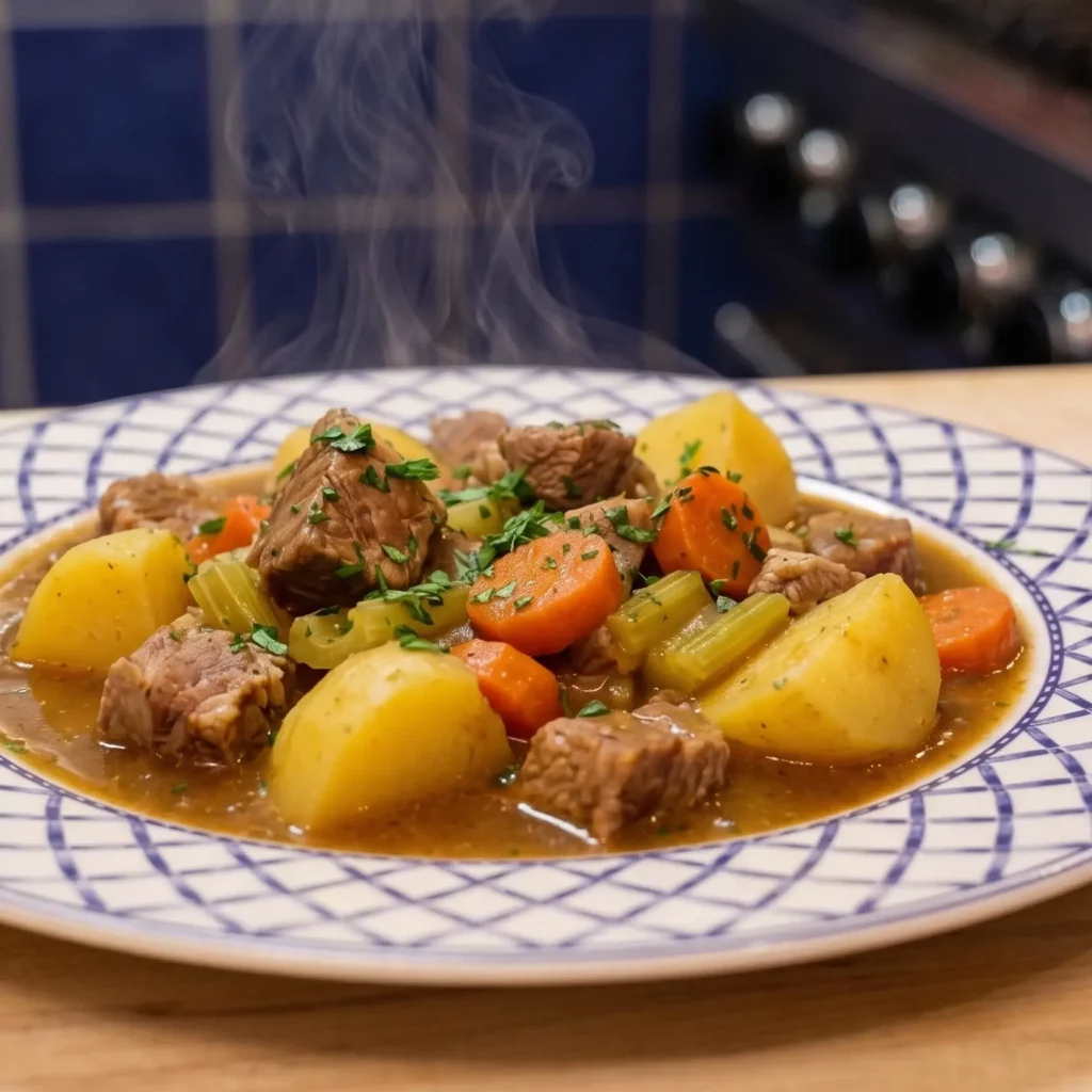 Ragoût de porc aux pommes de terre et carottes