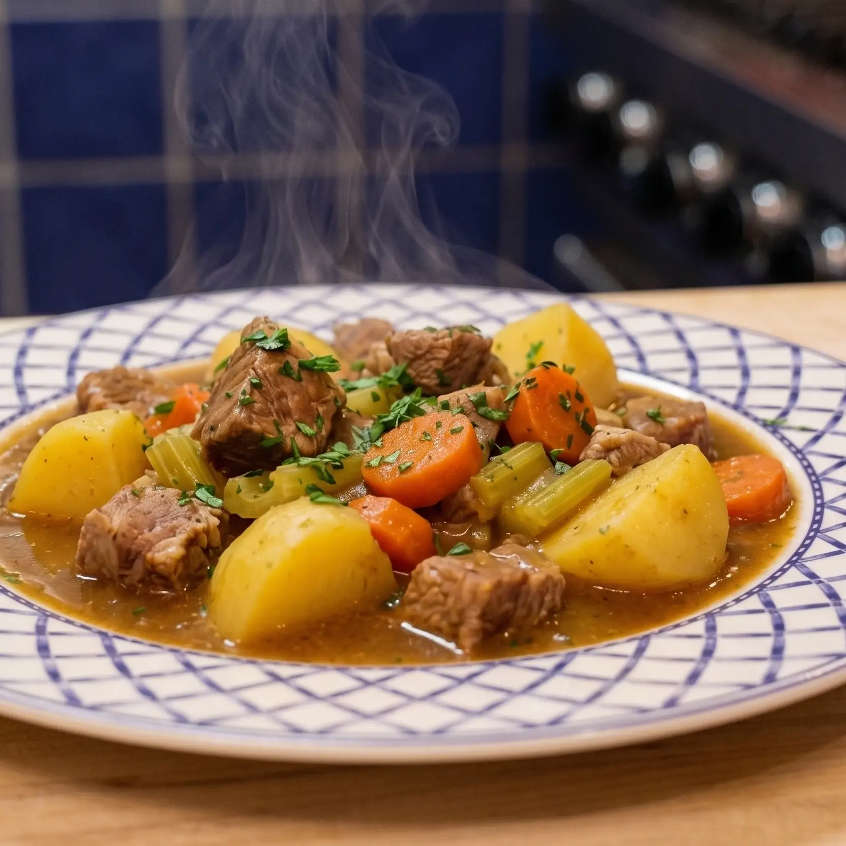 Ragoût de porc aux pommes de terre et carottes