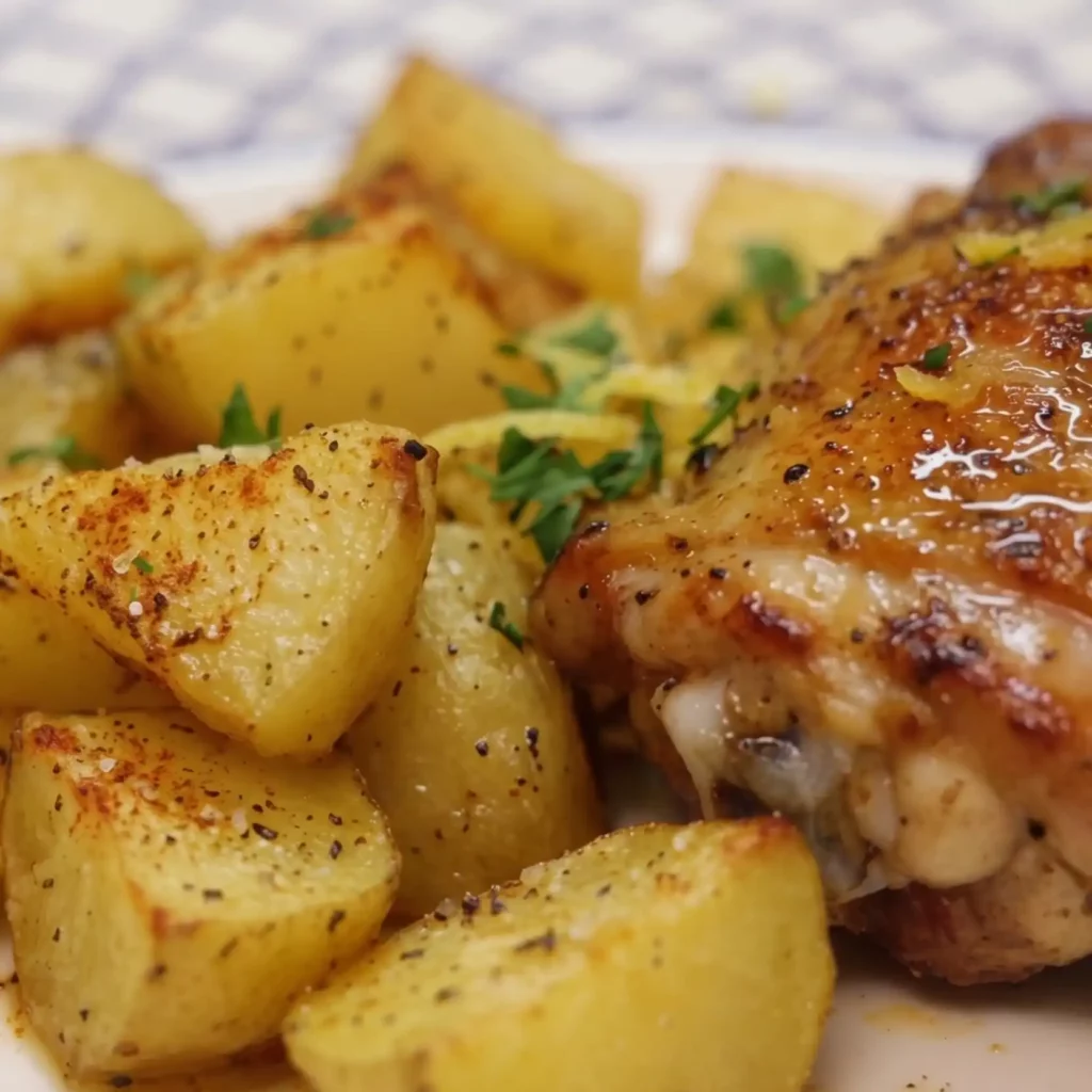 Easy Sheet Pan Chicken and Potatoes