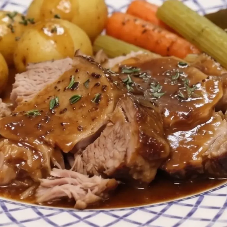 R&ocirc;ti de porc &agrave; la mijoteuse