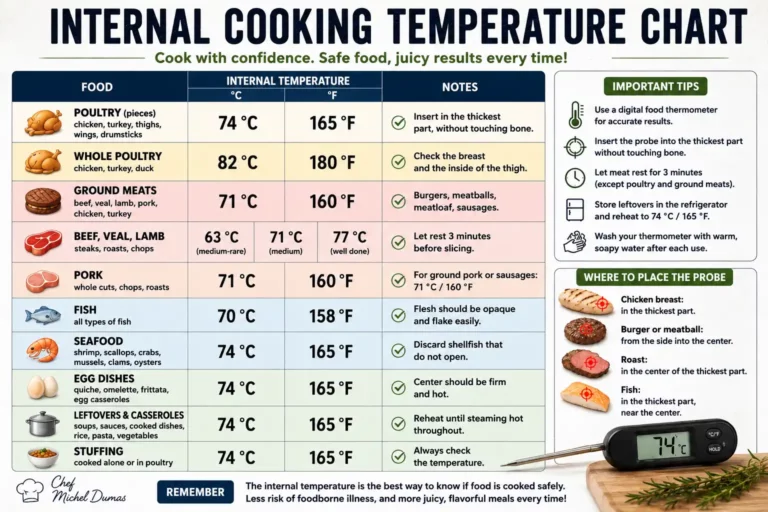 Cooking Temperature Chart