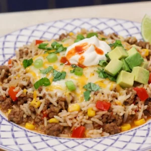 Taco Rice Skillet