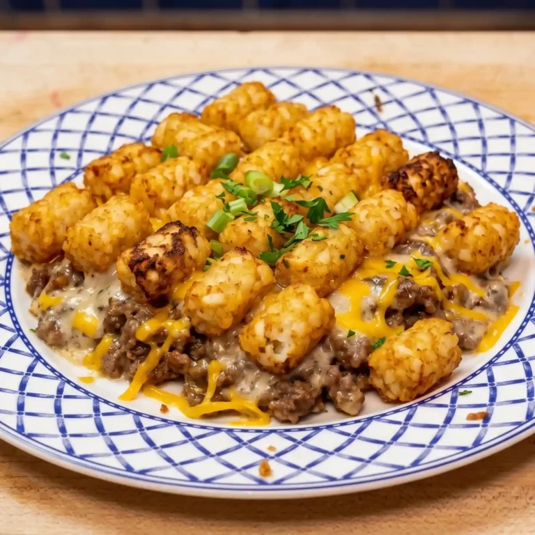 Casserole de tater tots au boeuf