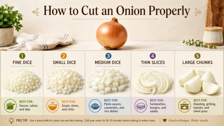 How to Cut an Onion Properly